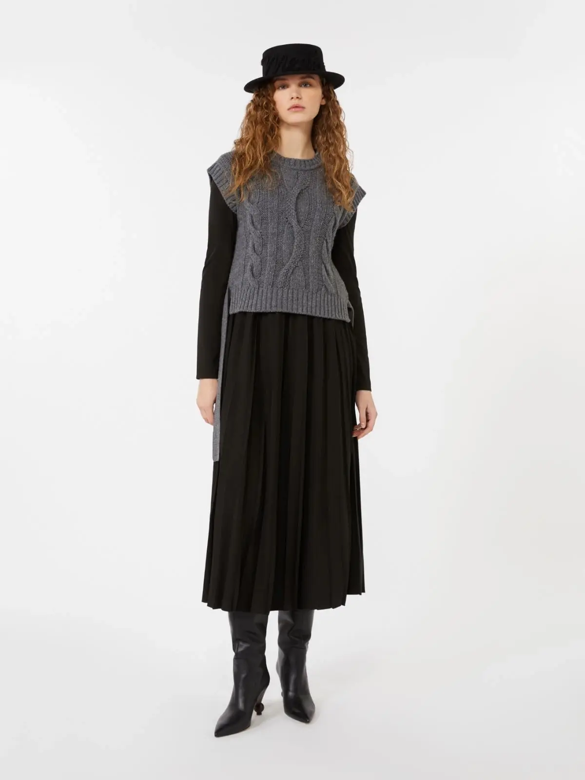 Платье миди женское