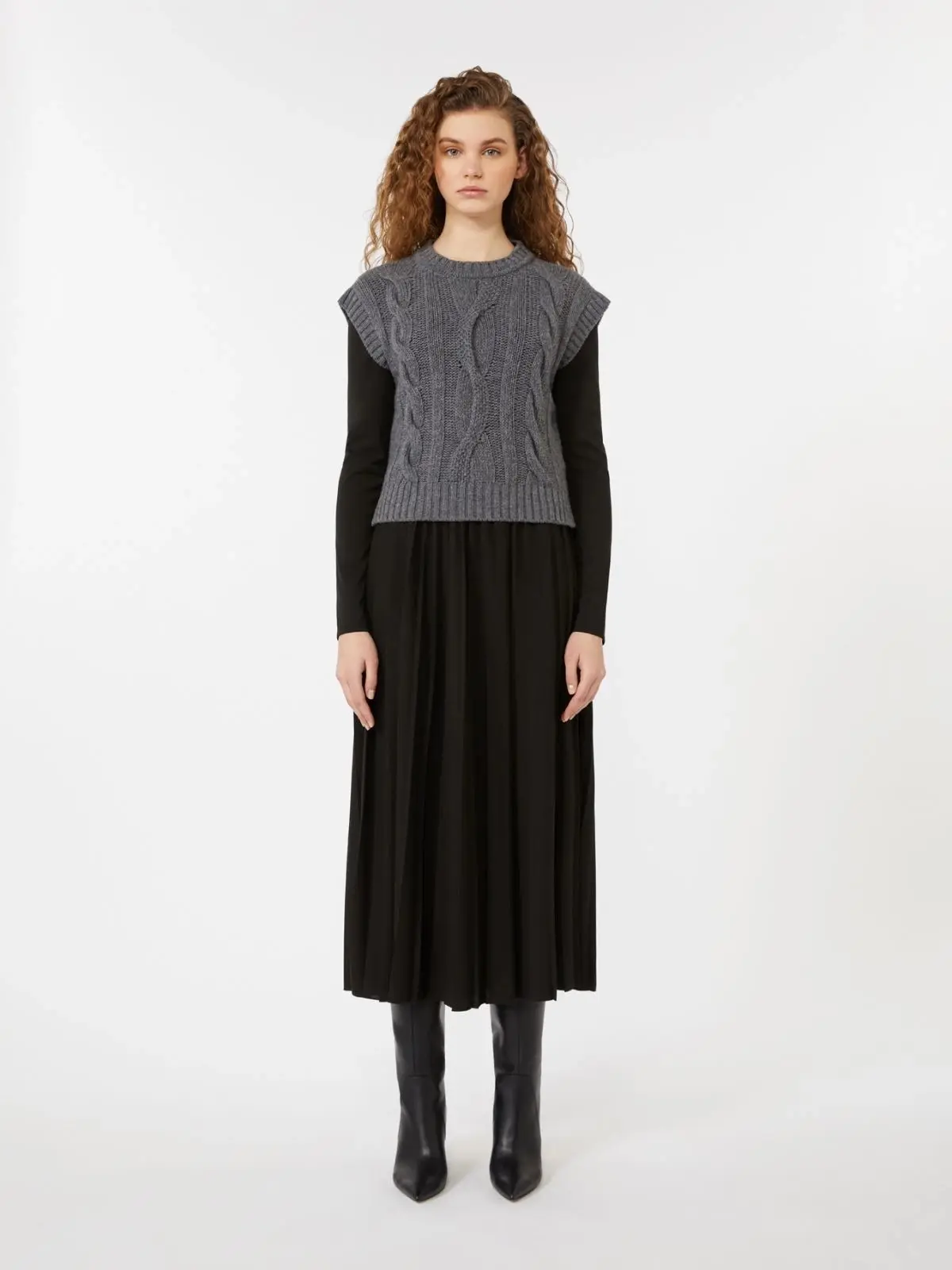 Платье миди женское