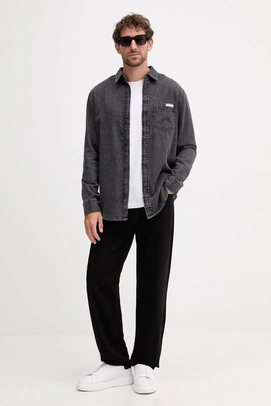 Рубашка прямая мужская