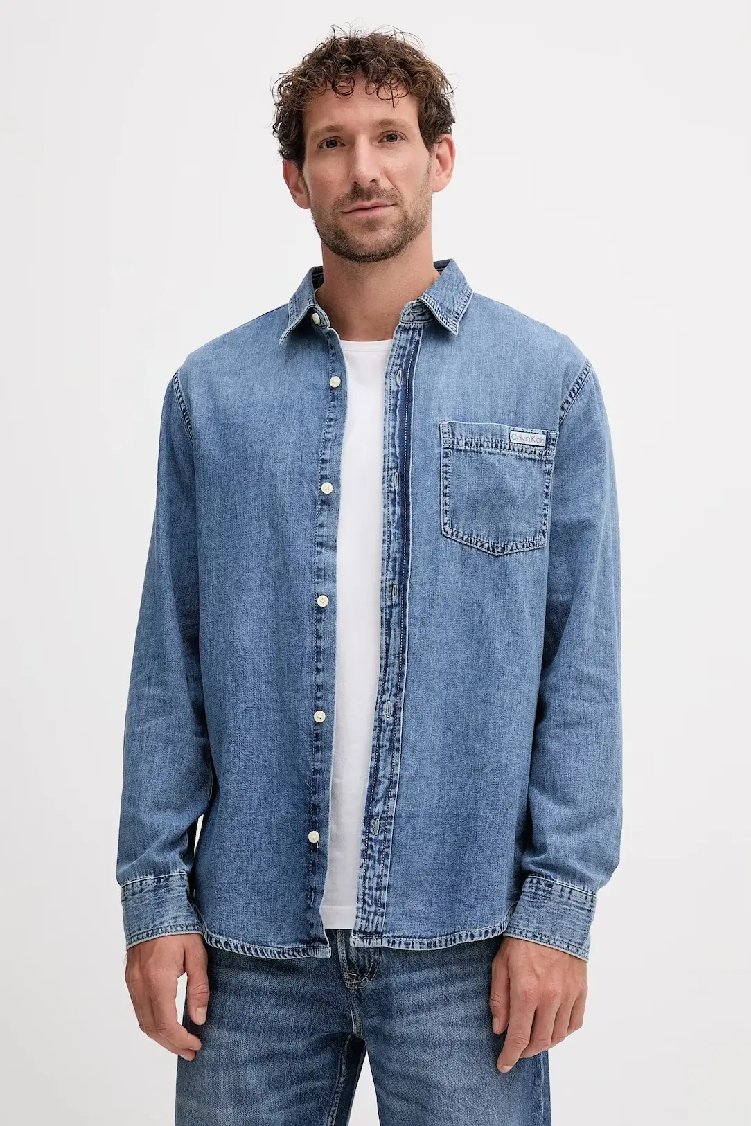 Рубашка прямая мужская