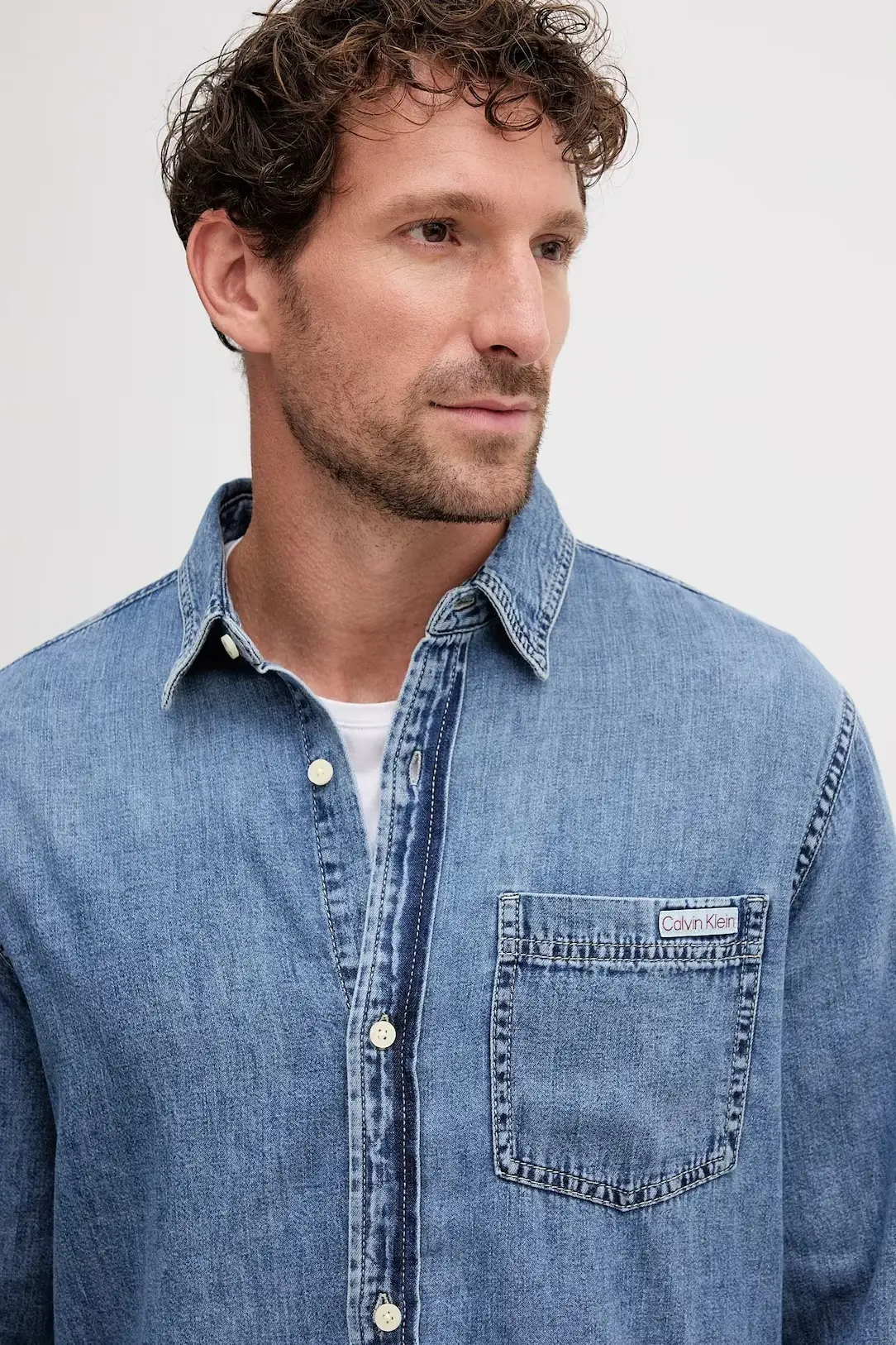 Рубашка прямая мужская