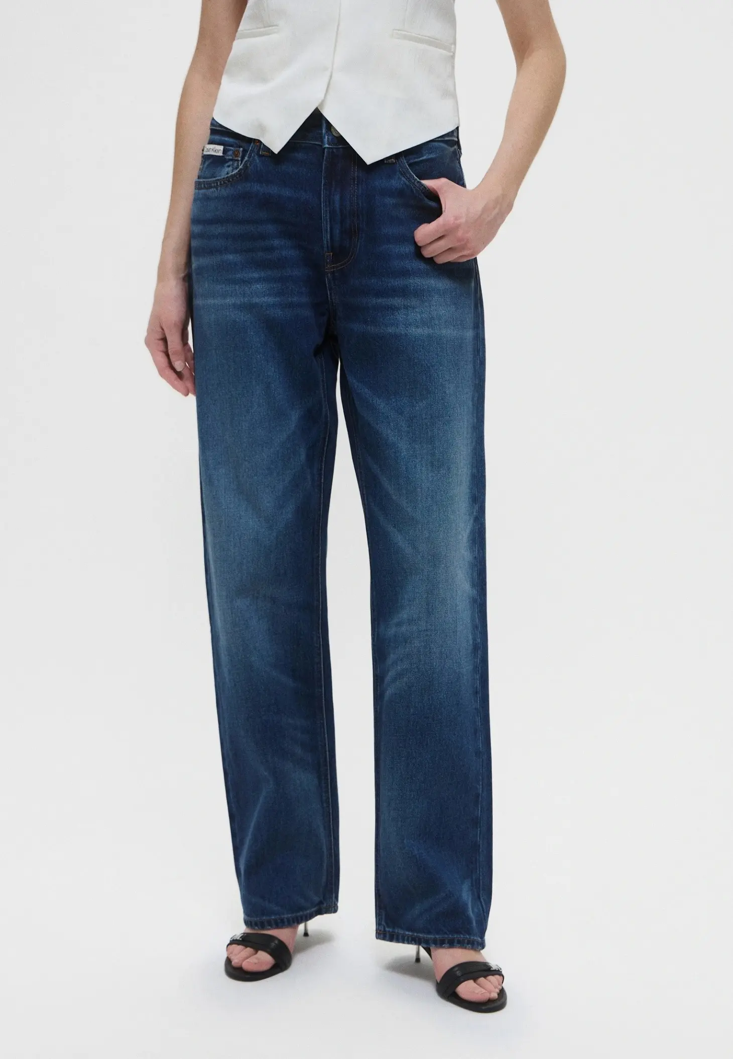 Джинсы прямые женские