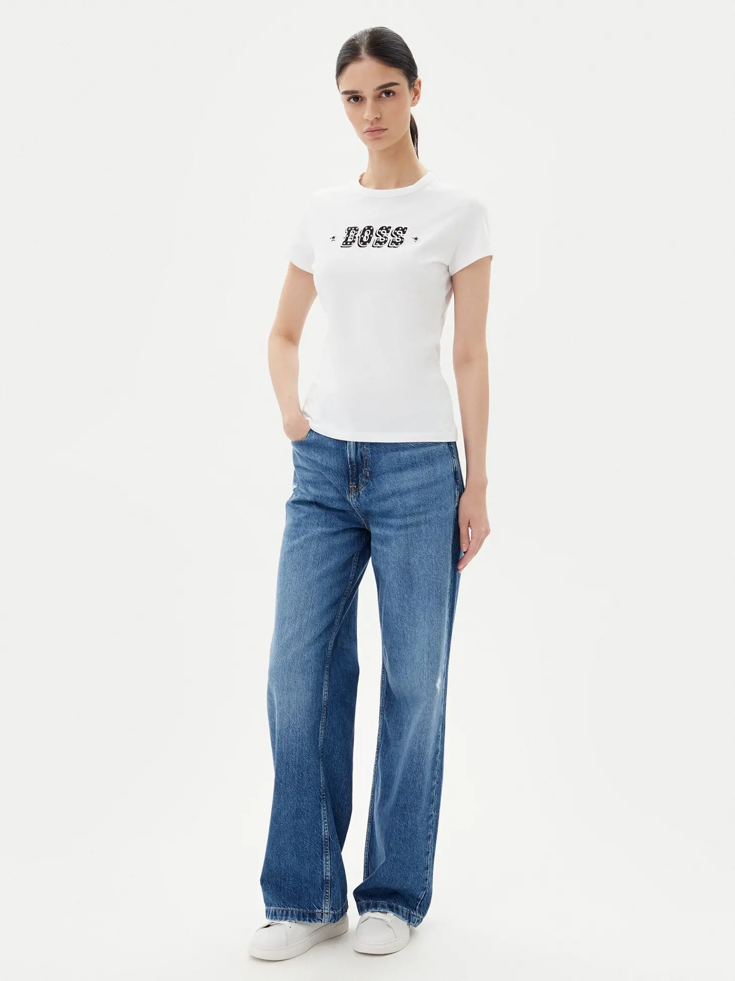 Джинсы прямые женские