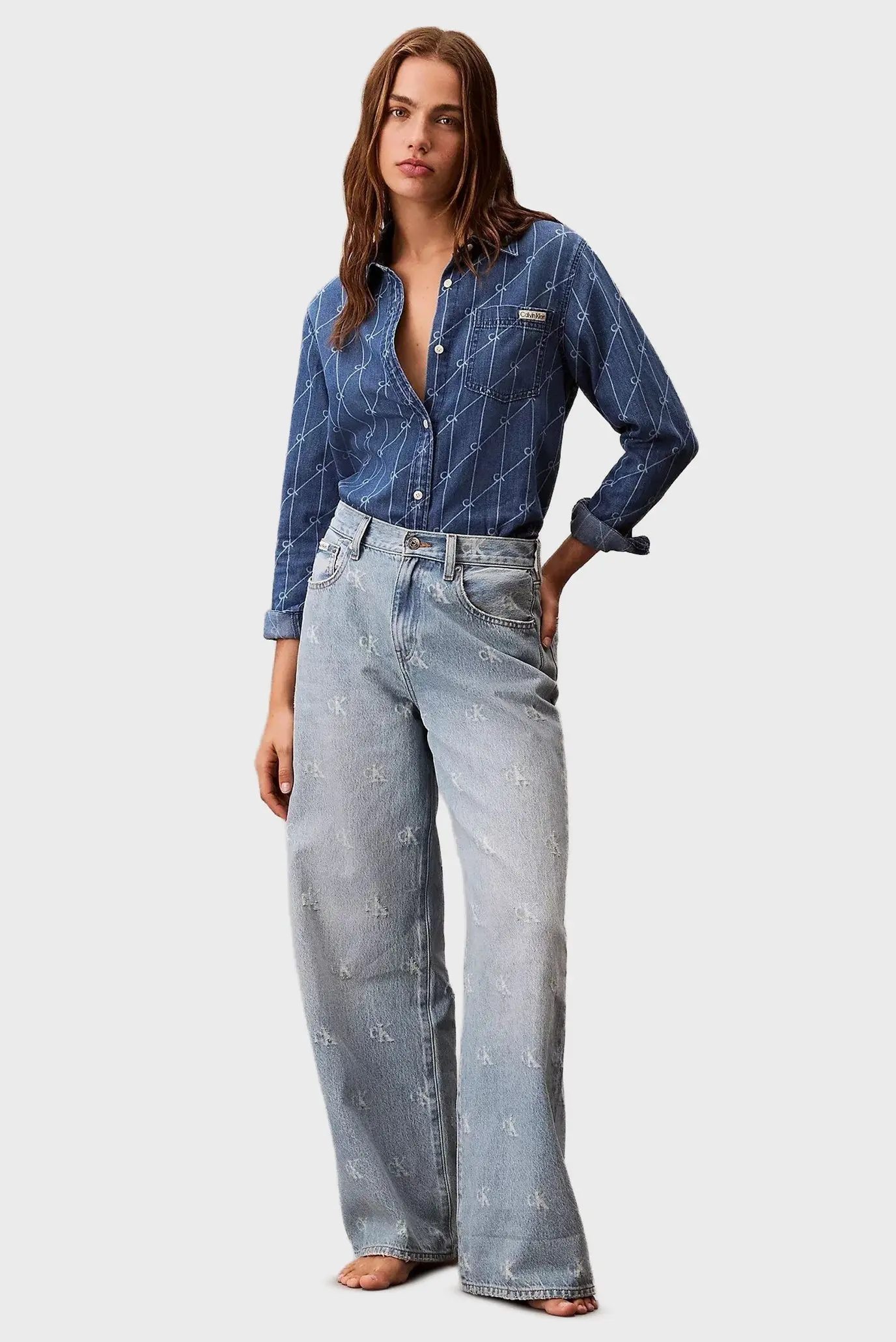 Джинсы прямые женские