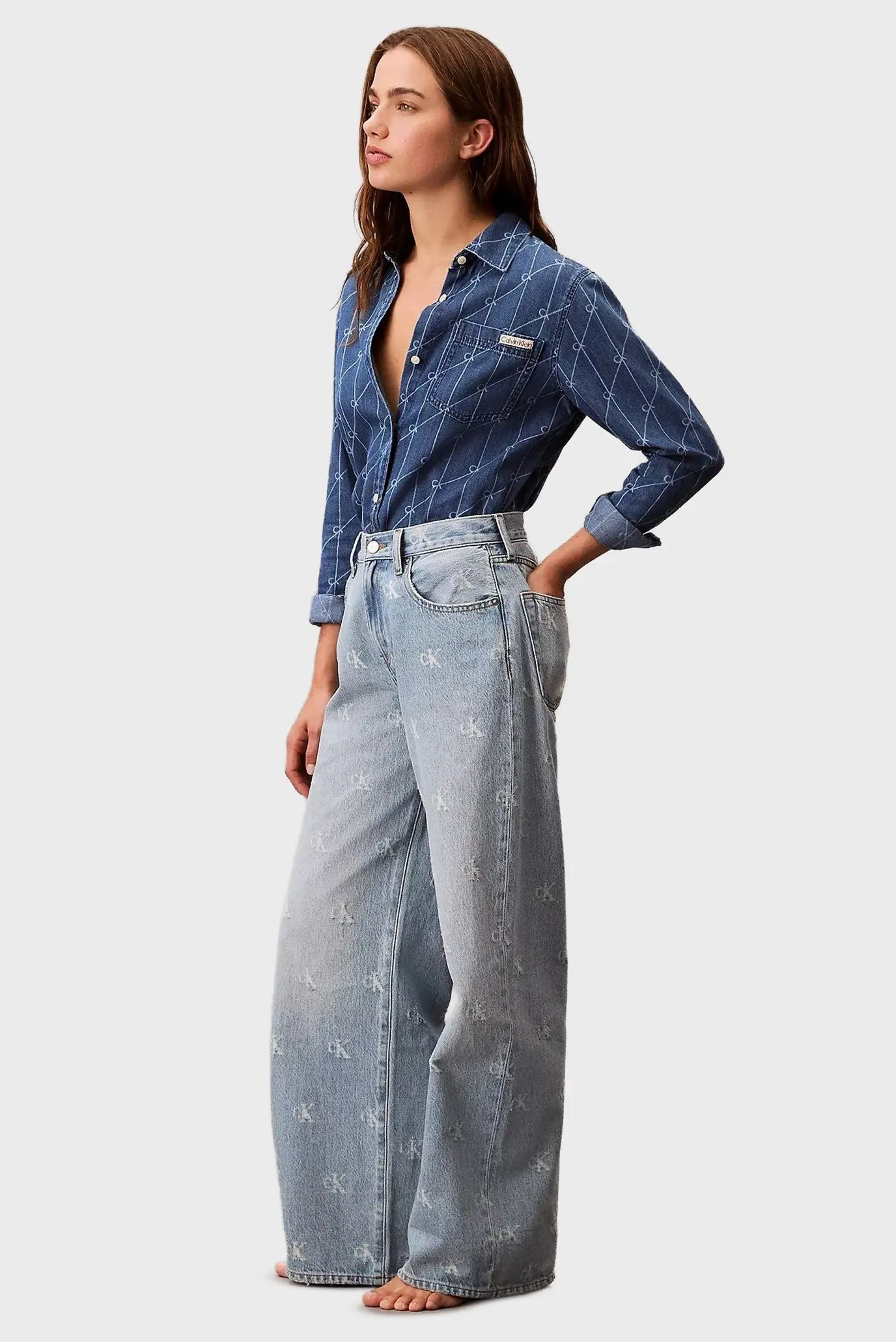 Джинсы прямые женские