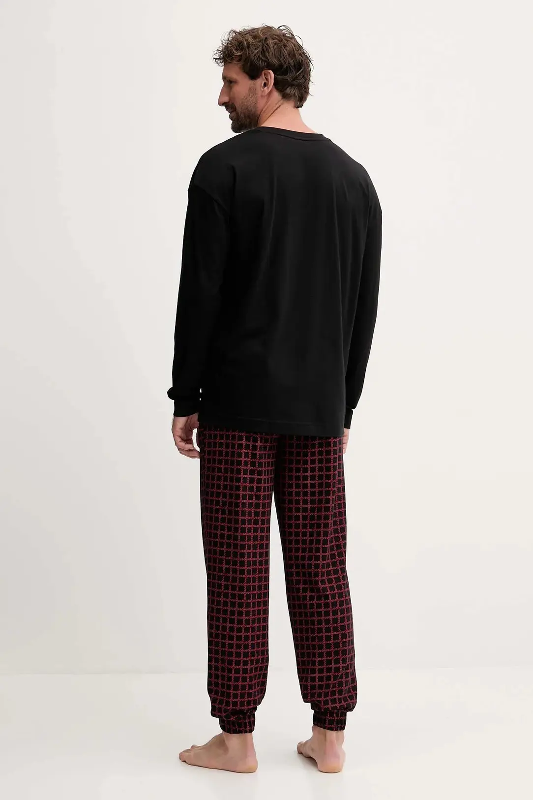 Пижама с длинным рукавом мужская