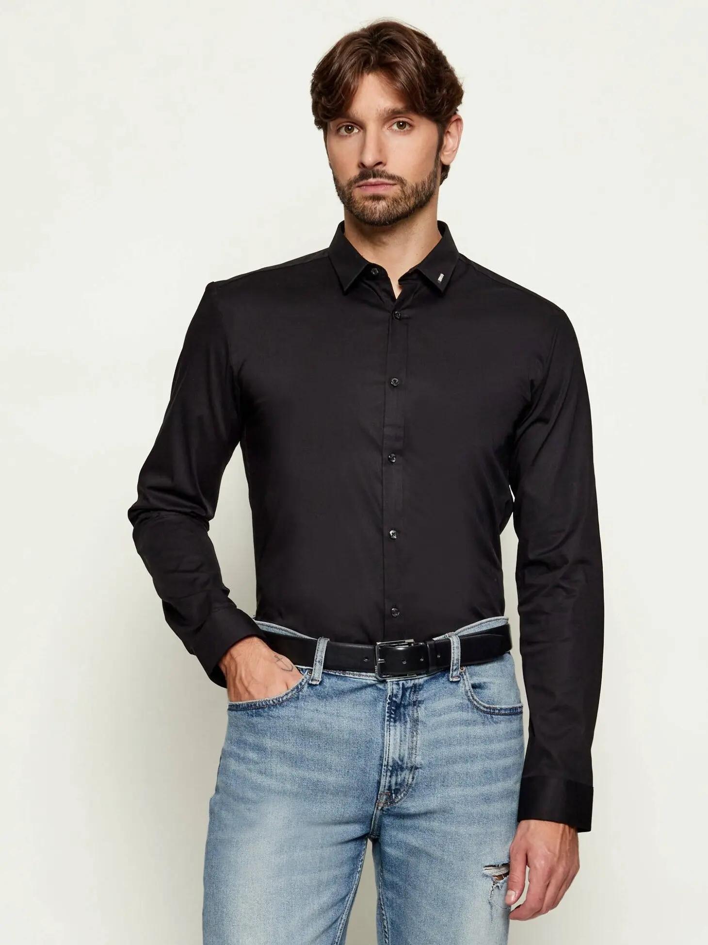Рубашка прямая мужская