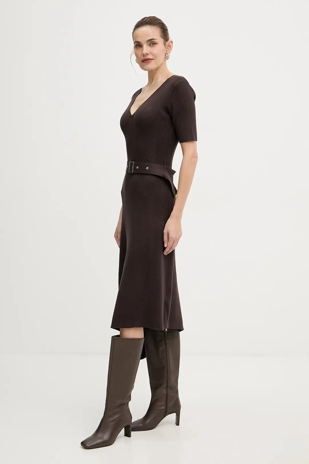 Платье миди женское