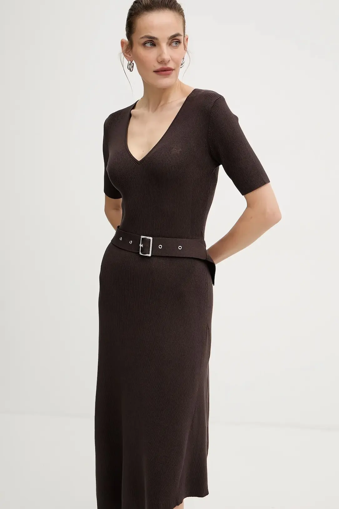 Платье миди женское