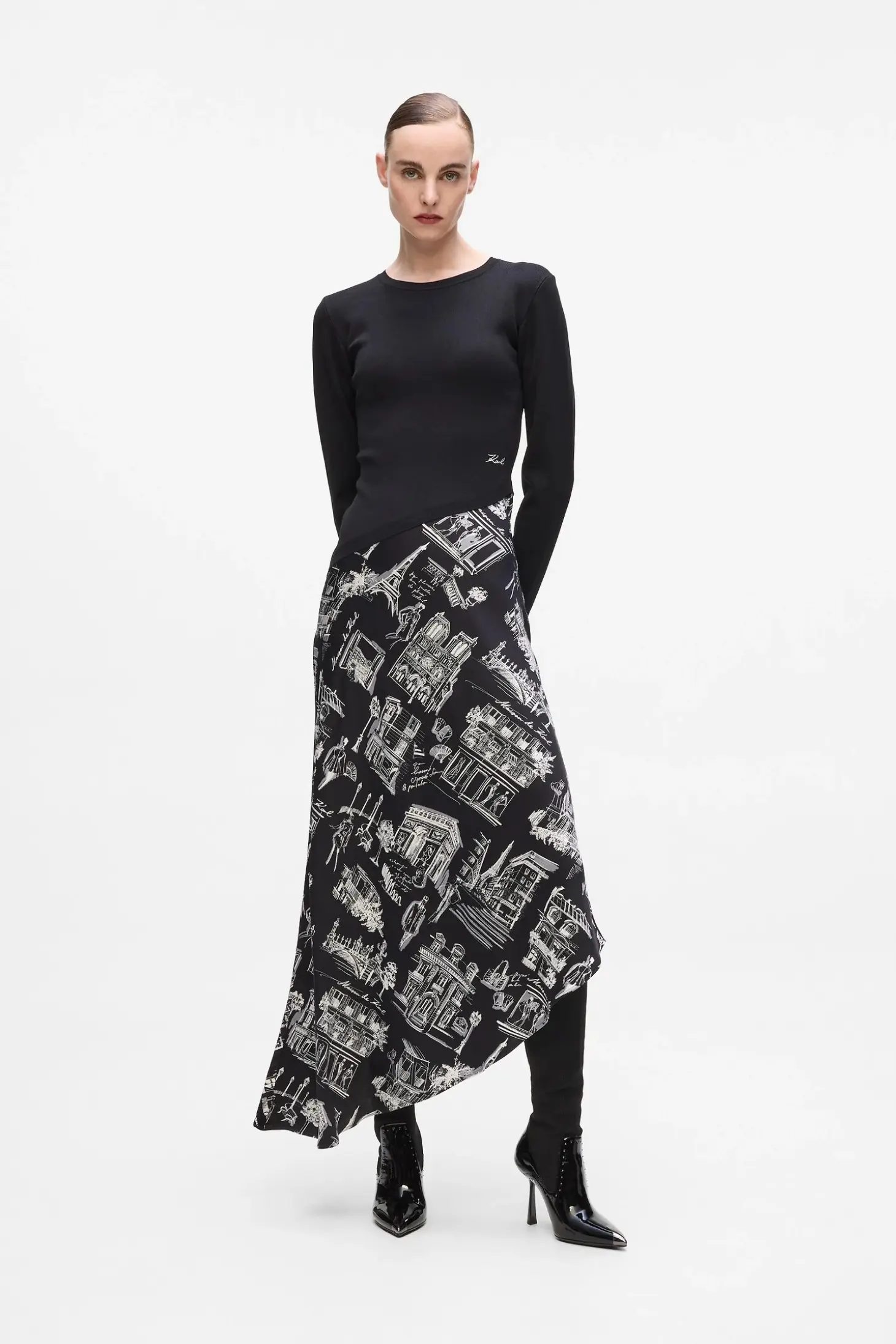 Платье миди женское