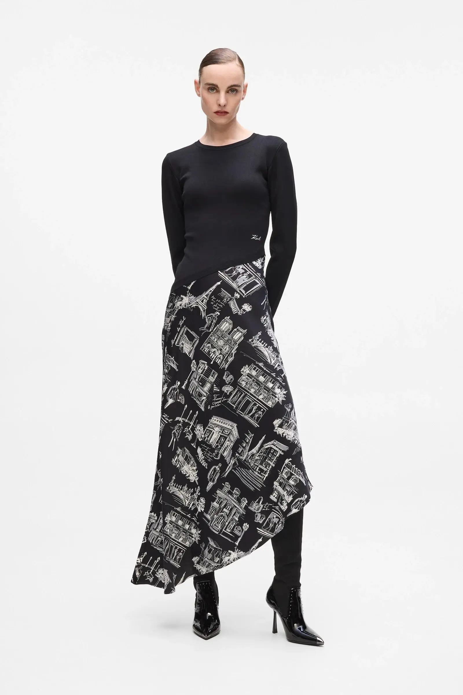 Платье миди женское