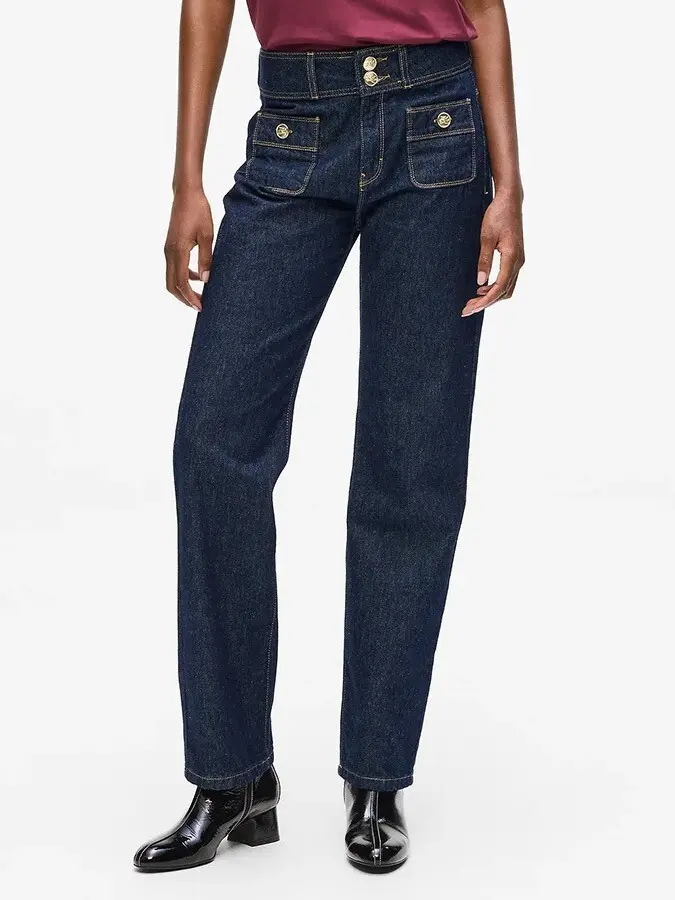 Джинсы широкие и клеш женские