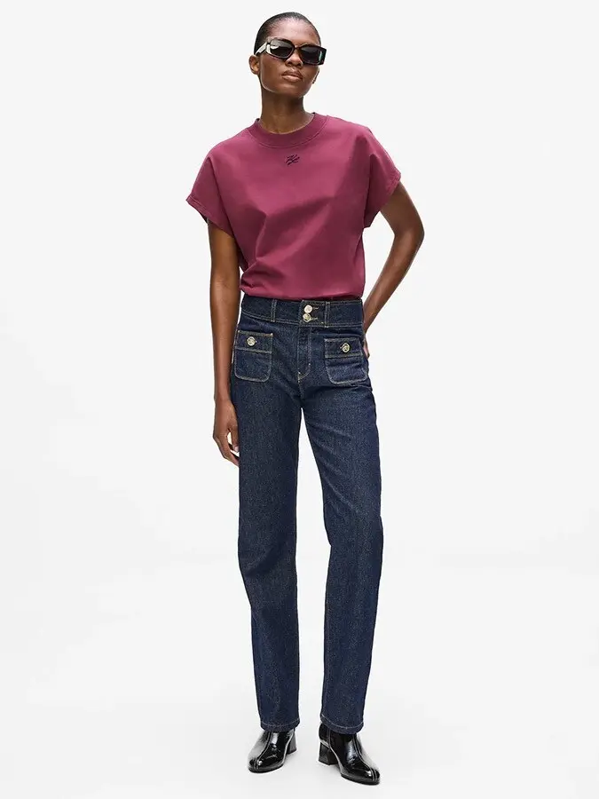 Джинсы широкие и клеш женские