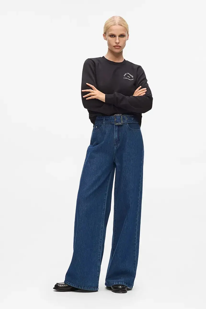 Джинсы широкие и клеш женские