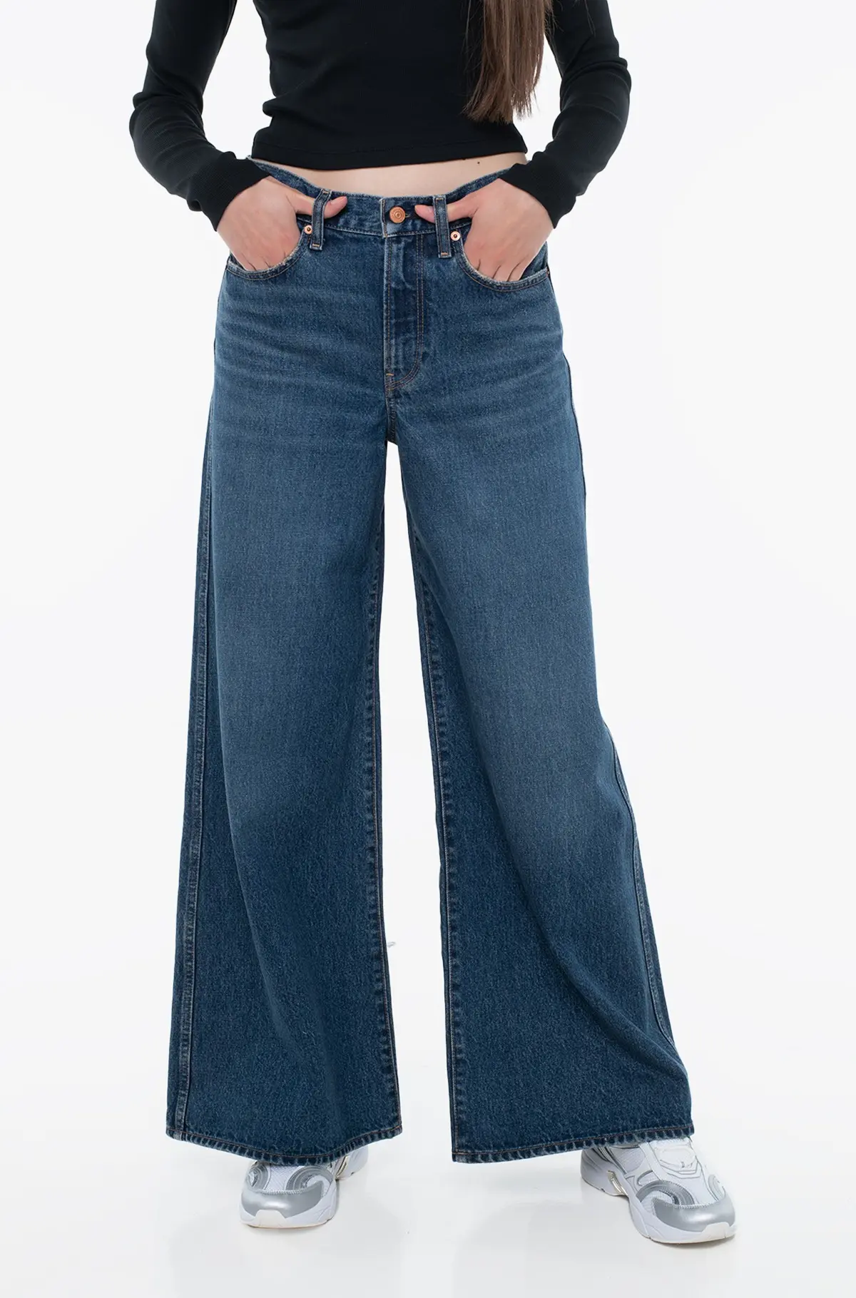 Джинсы прямые женские