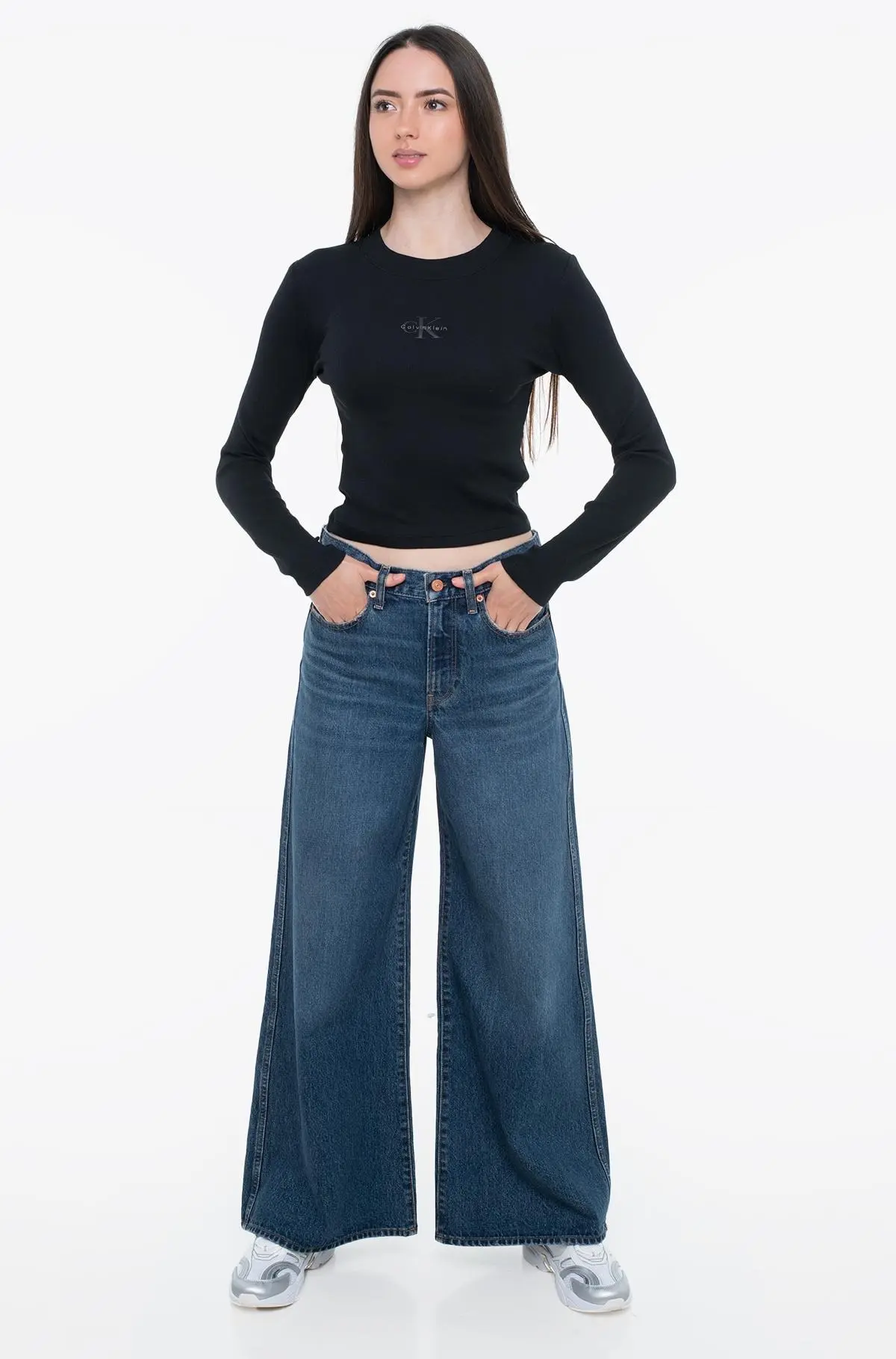 Джинсы прямые женские