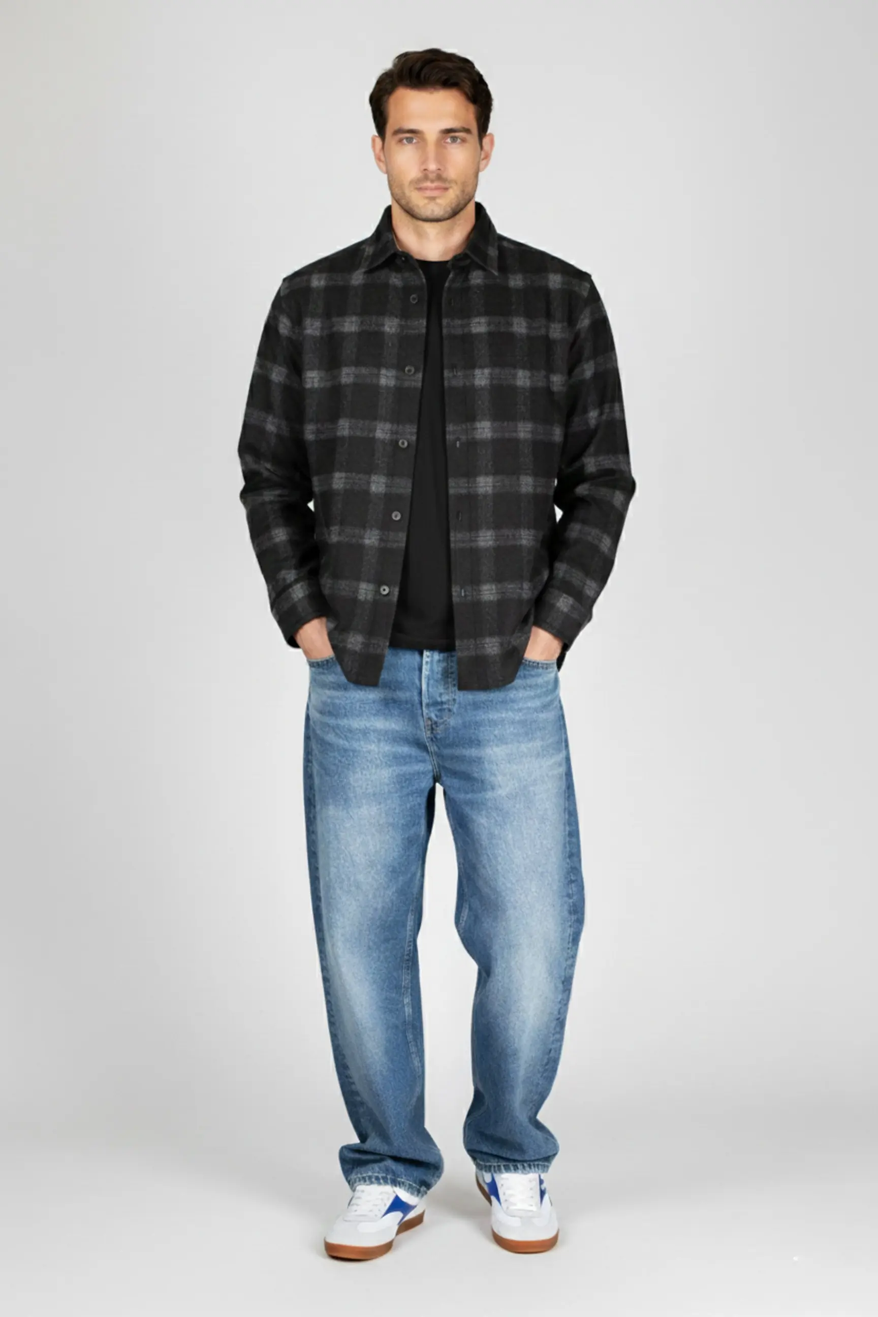 Рубашка прямая мужская