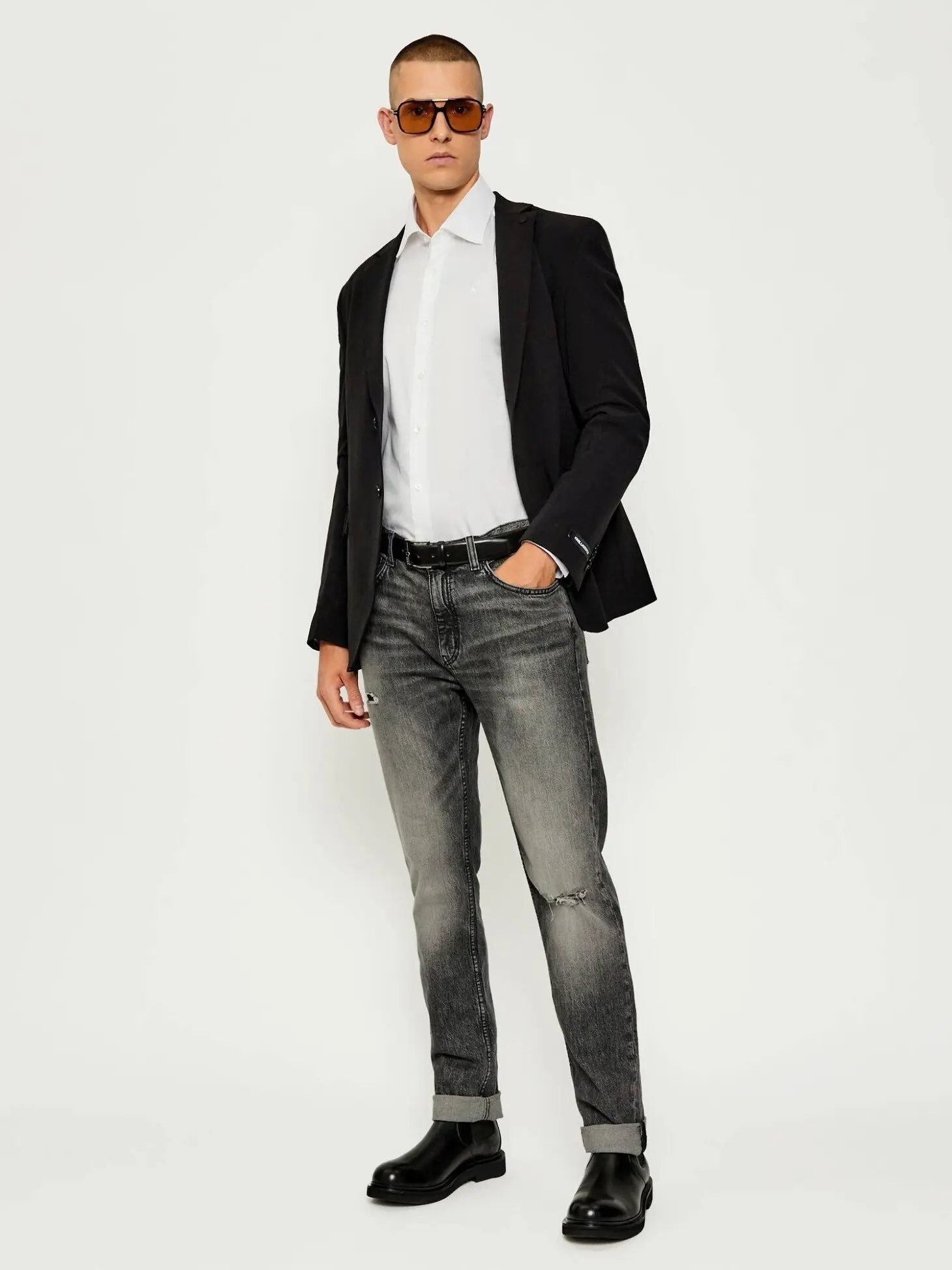 Рубашка прямая мужская