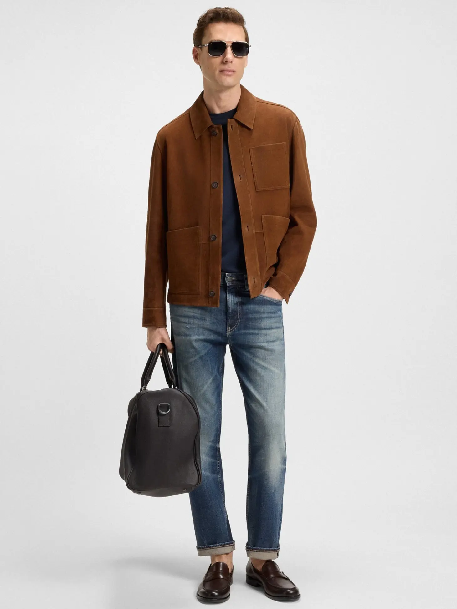 Джинсы прямые мужские