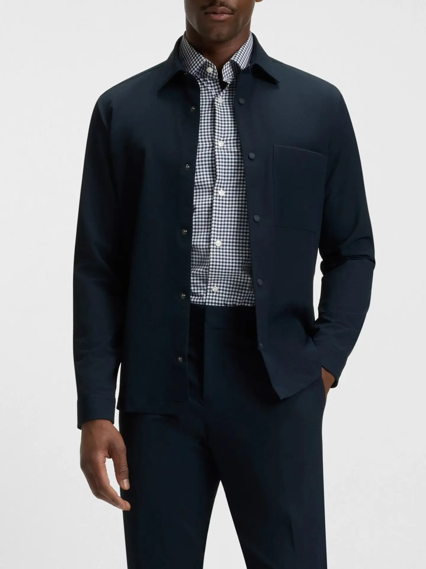 Рубашка прямая мужская