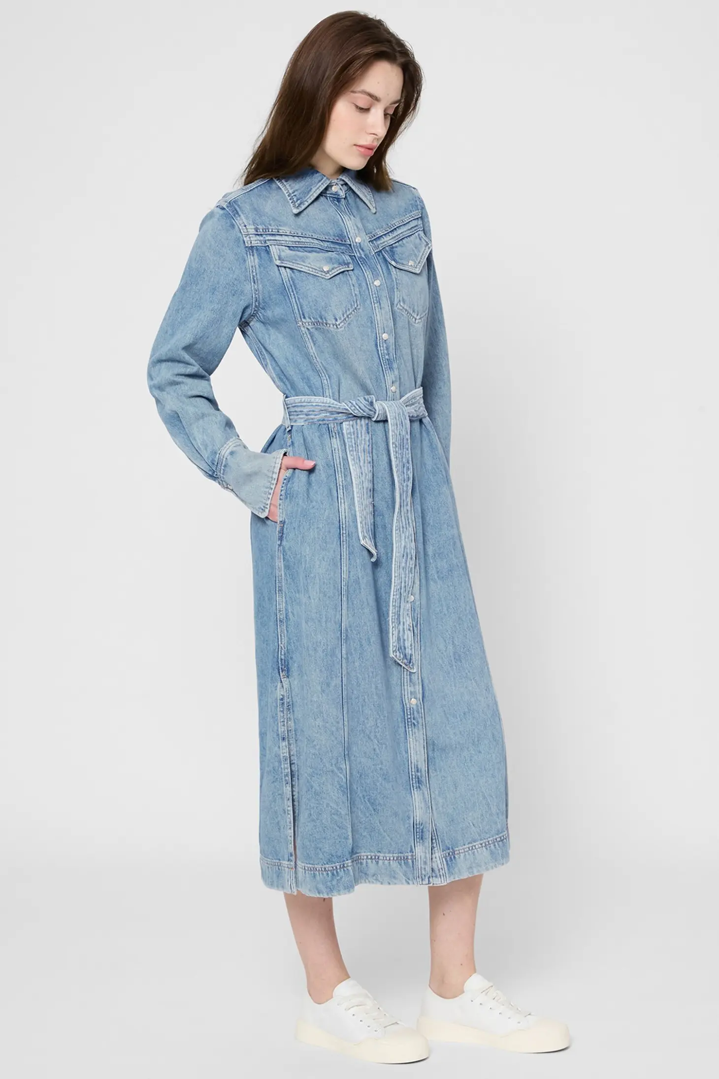 Платье миди женское