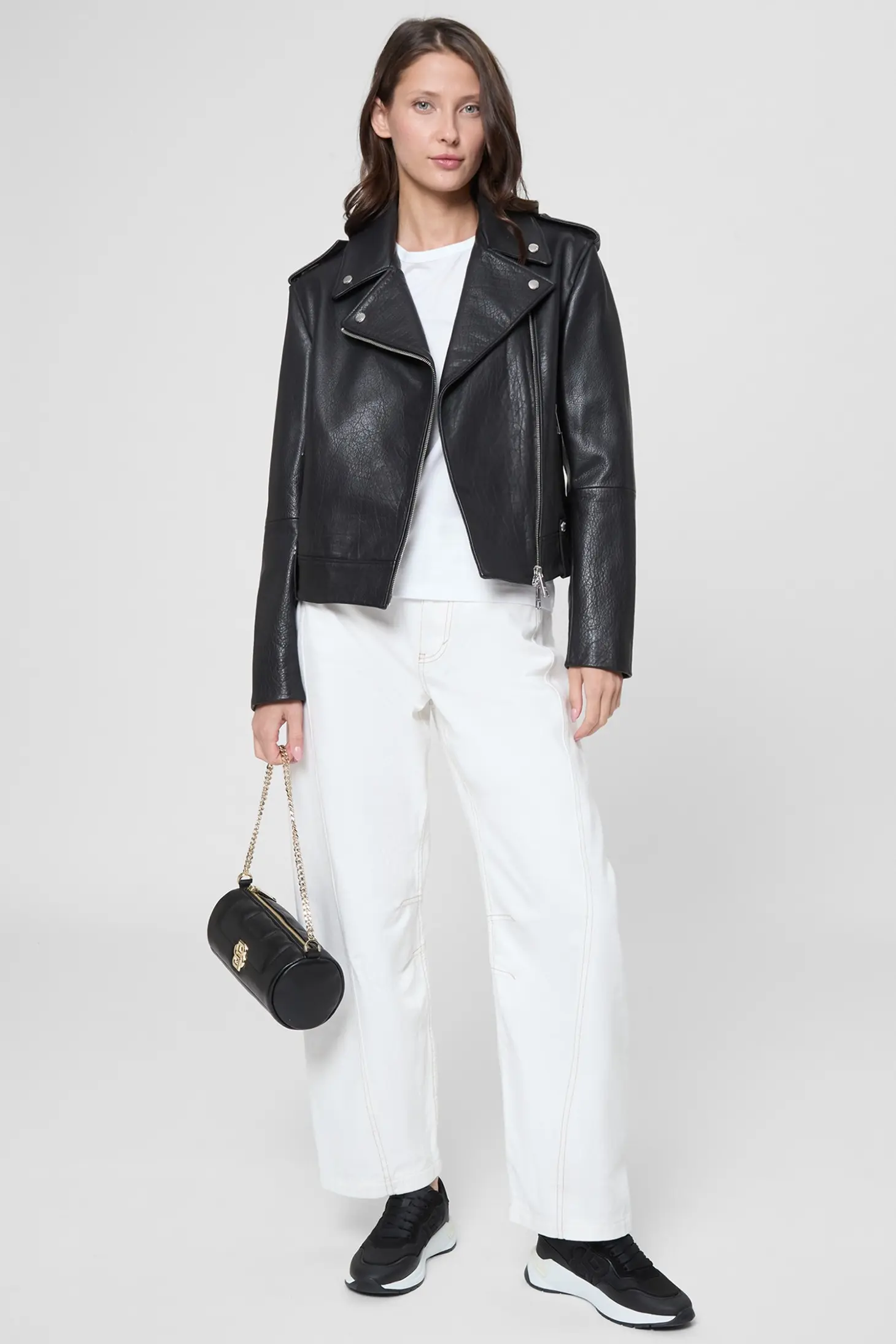 Куртка кожаная женская