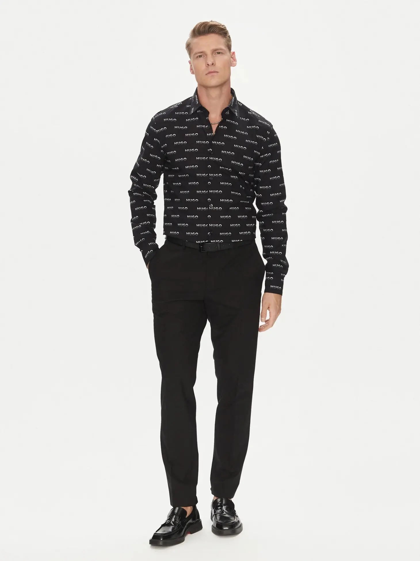 Рубашка прямая мужская