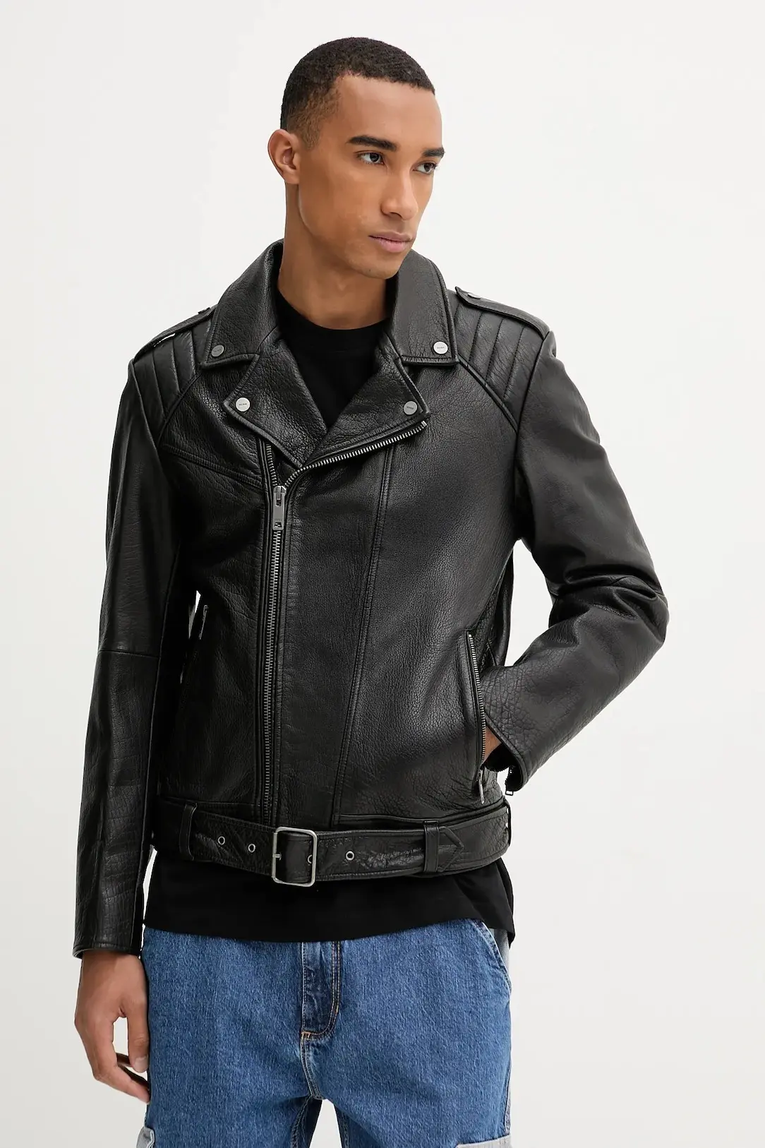 Куртка кожаная мужская