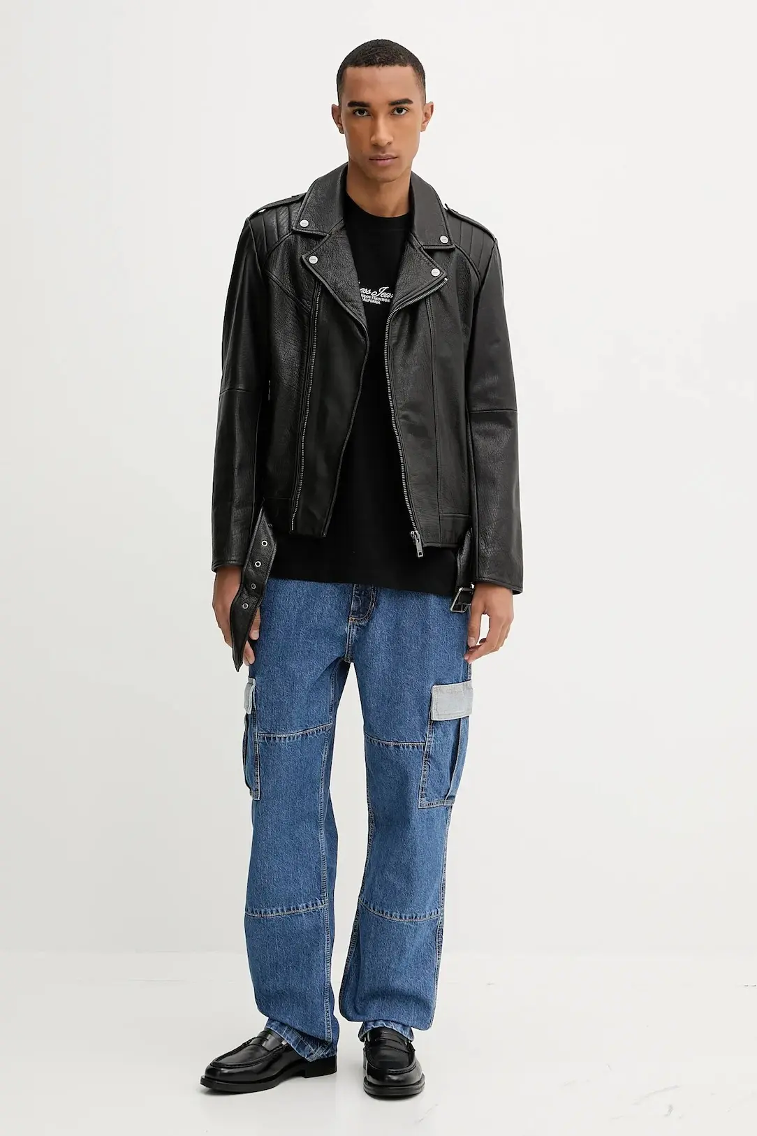 Куртка кожаная мужская