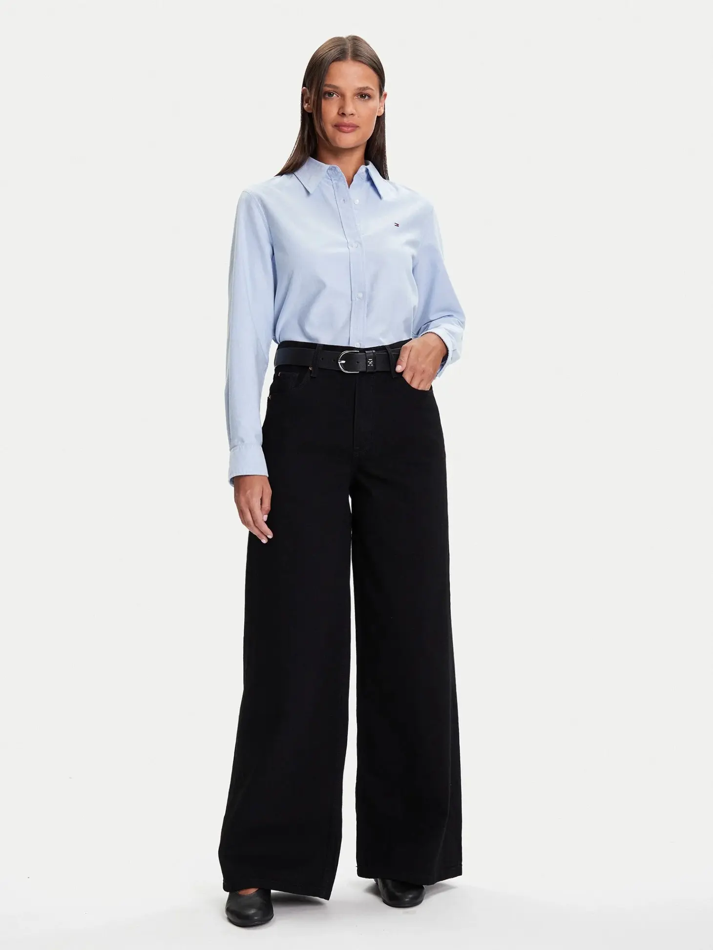 Джинсы широкие и клеш женские