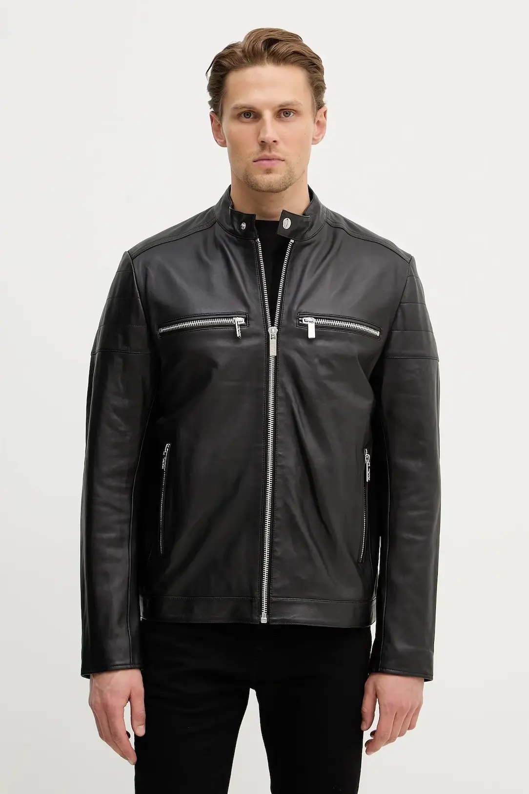 Куртка кожаная мужская