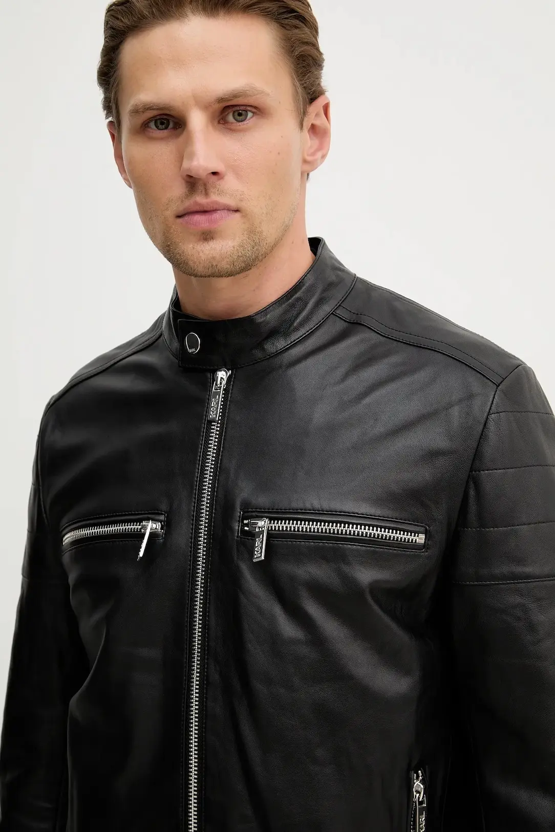 Куртка кожаная мужская