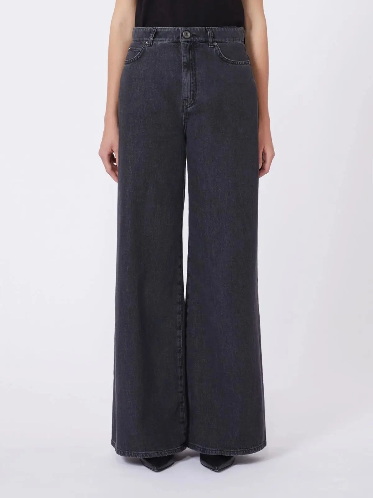 Джинсы широкие и клеш женские