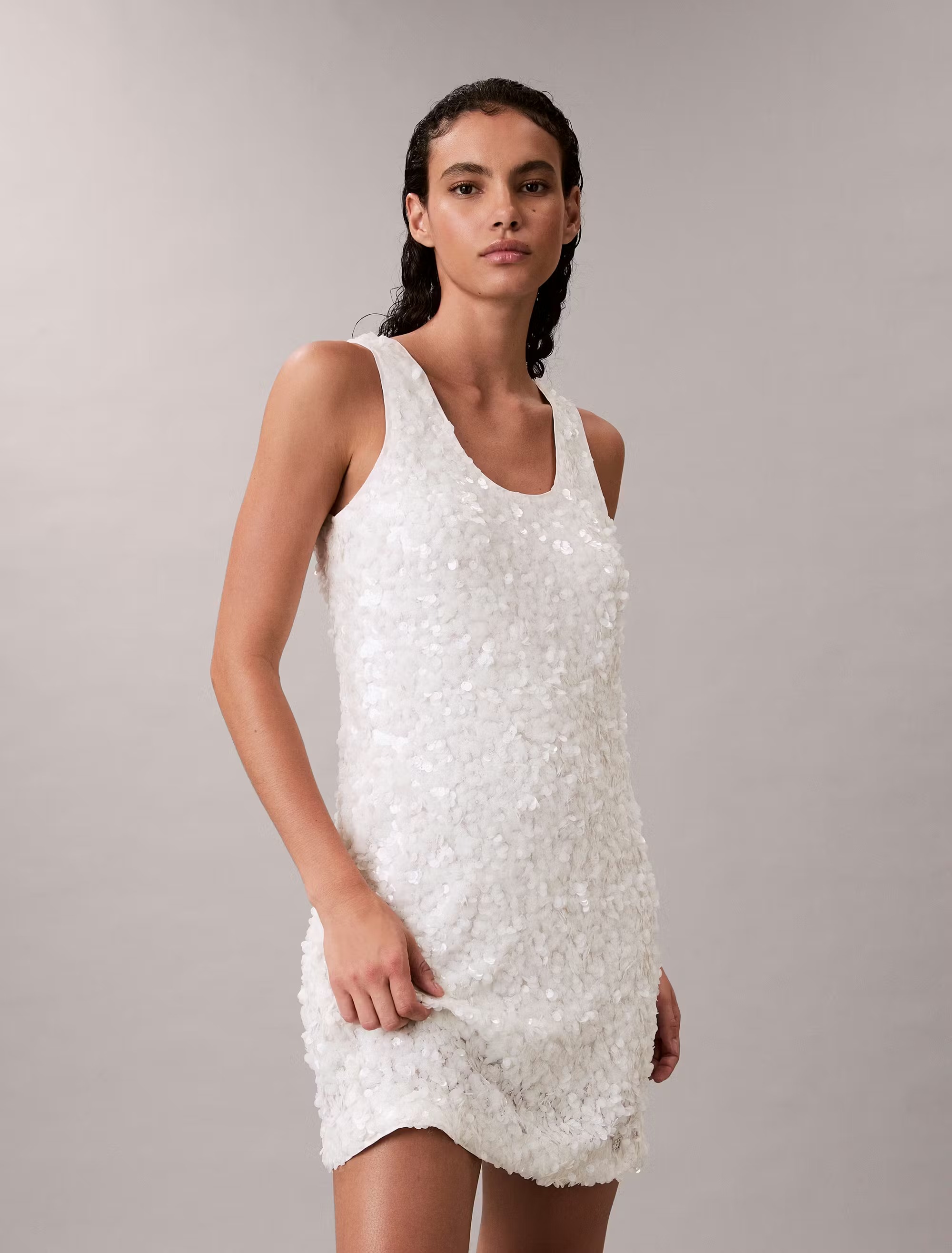 Платье мини женское