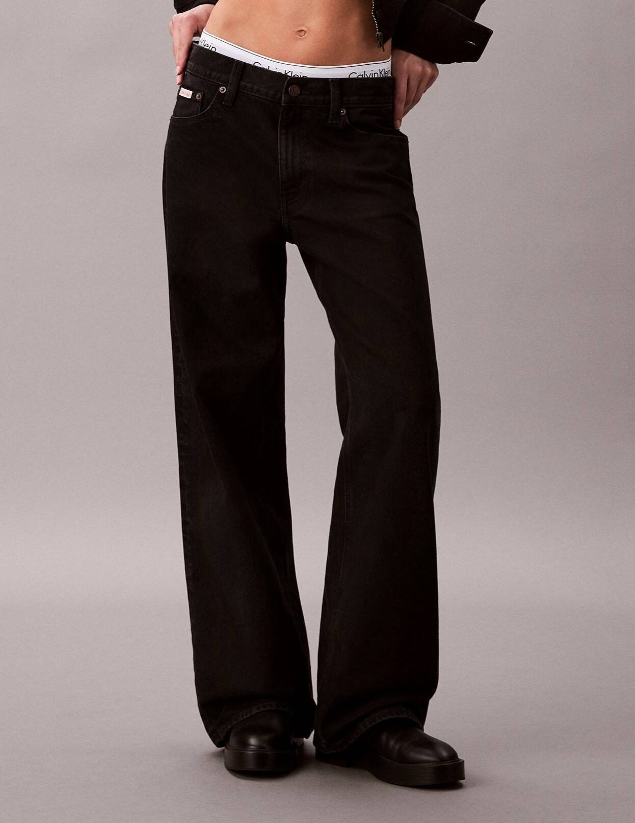 Джинсы широкие и клеш женские