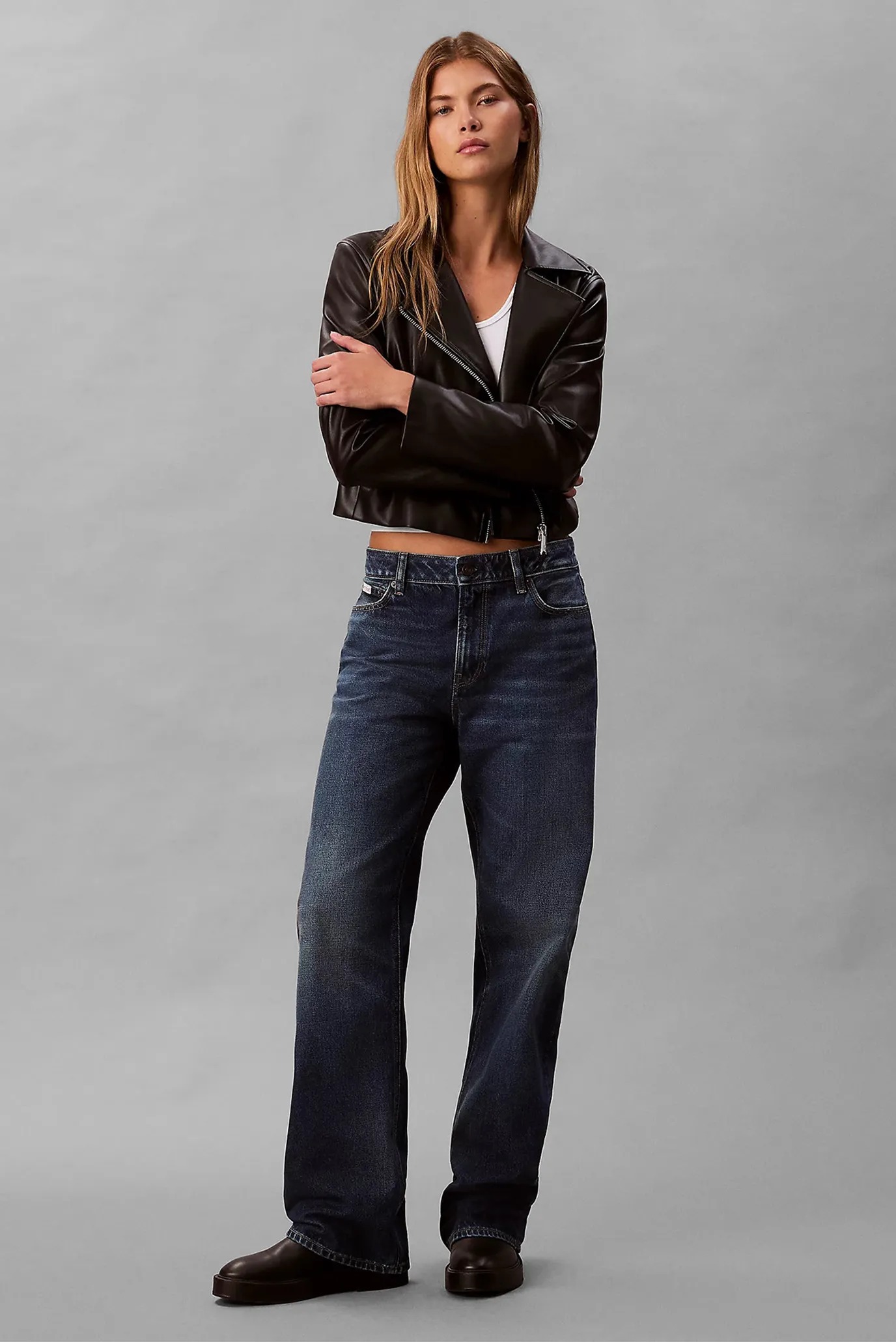 Джинсы прямые женские