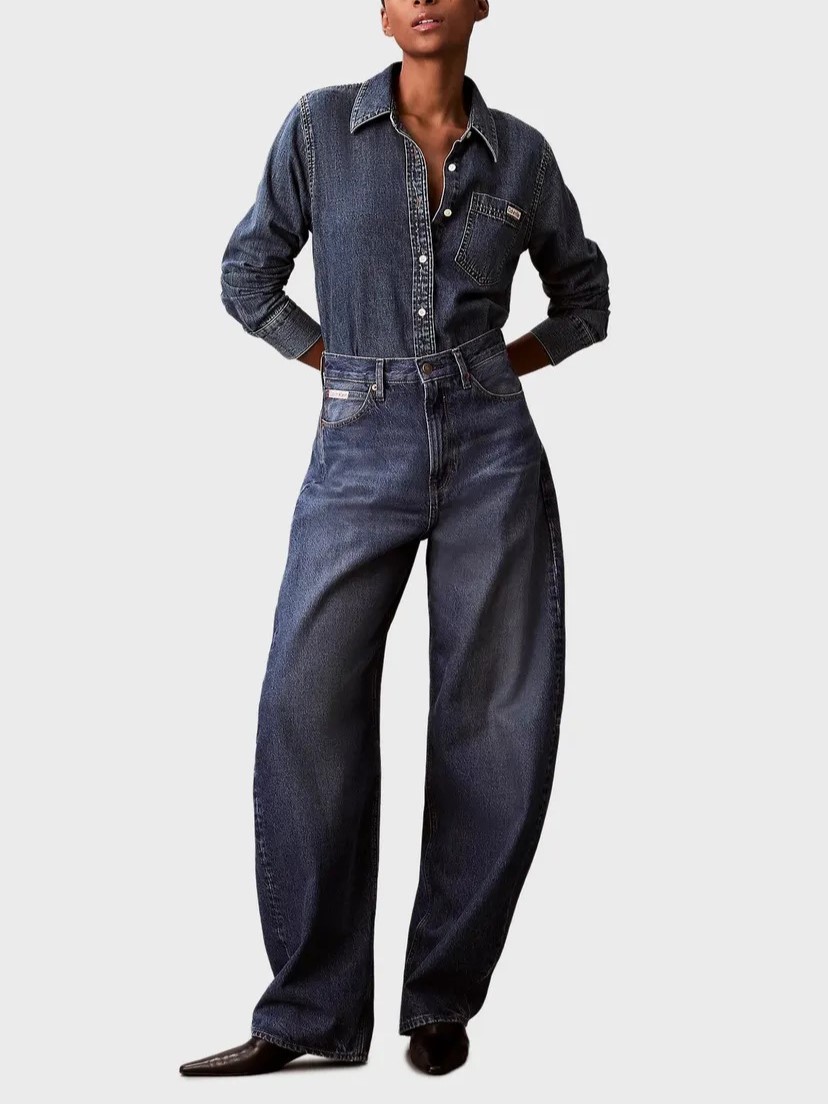 Джинсы широкие и клеш женские